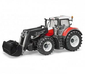 Трактор Bruder Steyr 6300 Terrus CVT c погрузчиком (Bruder, 03-181)